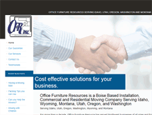 Tablet Screenshot of ofrboise.com